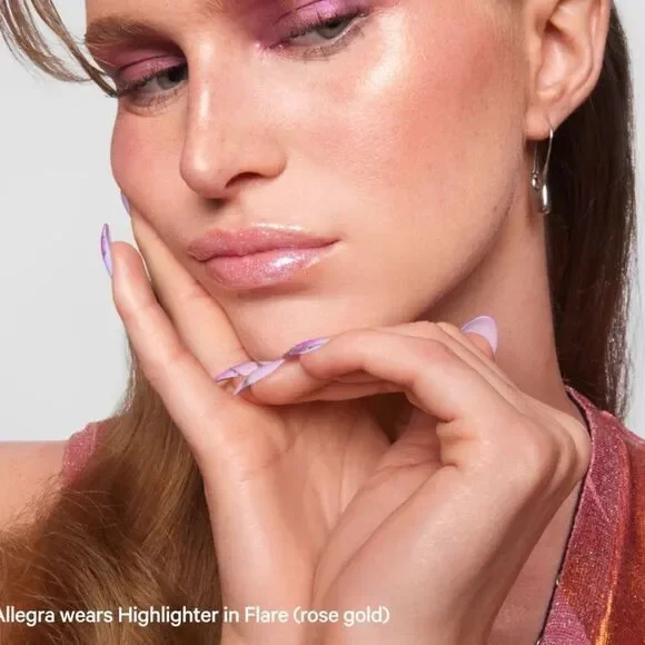 🌷$15 Milk Makeup Flare (Rose Gold) Highlighter New FullSz - Picture 7 of 8